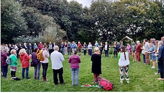 2a Evening Gathering in Foxlowe Garden IMG 0373 cropped