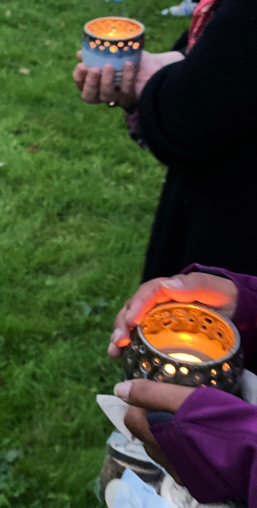 cupped tealights